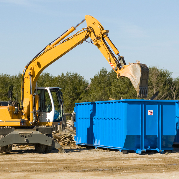 can i choose the location where the residential dumpster will be placed in Princeville IL